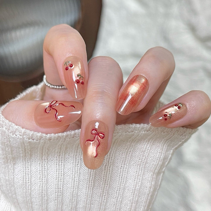 Artistic Ocean-Inspired Press-On Nail Design Bowlift