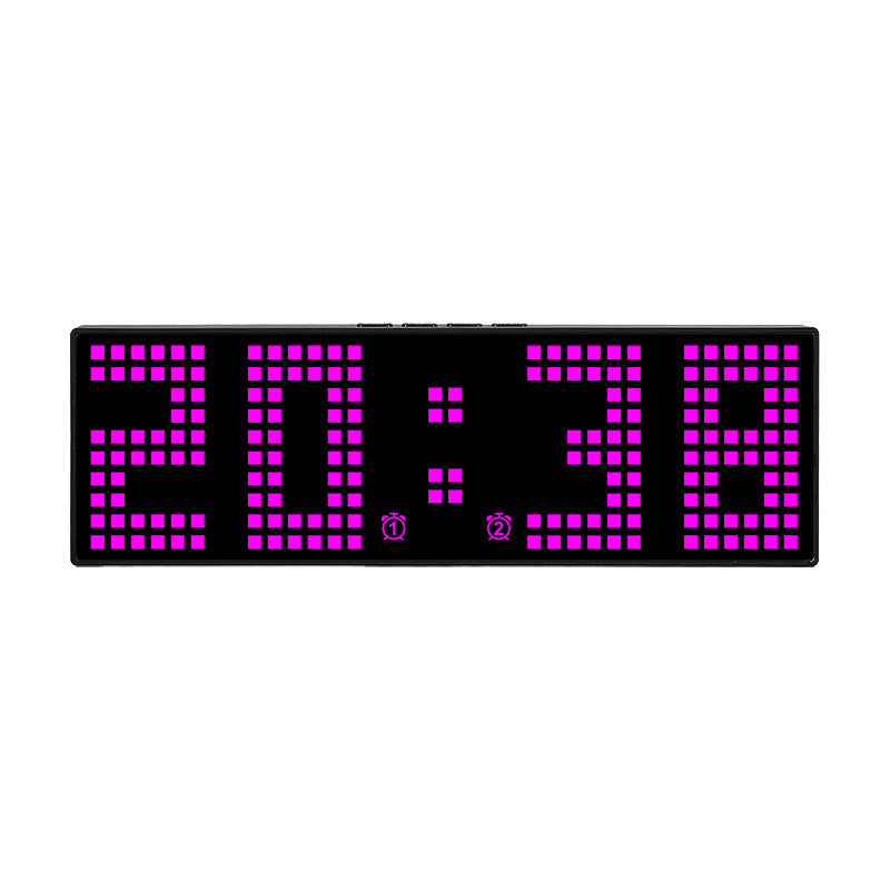 Digital LED alarm clock with color change Bowlift