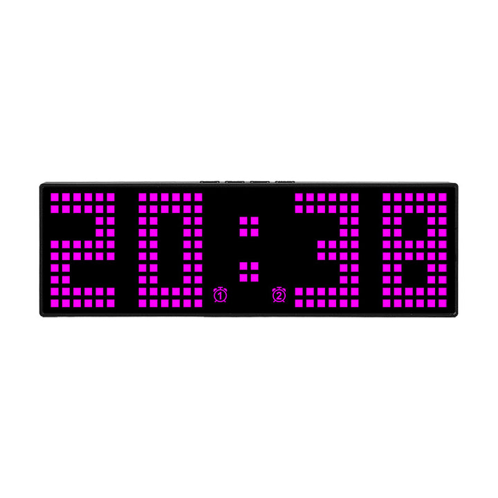 Digital LED alarm clock with color change Bowlift