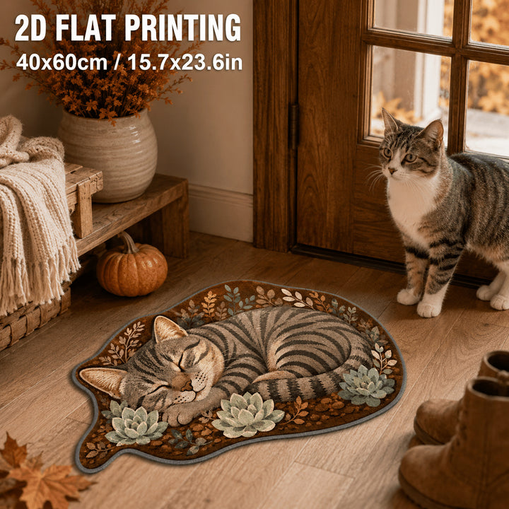 Cat-Themed Decorative Rug