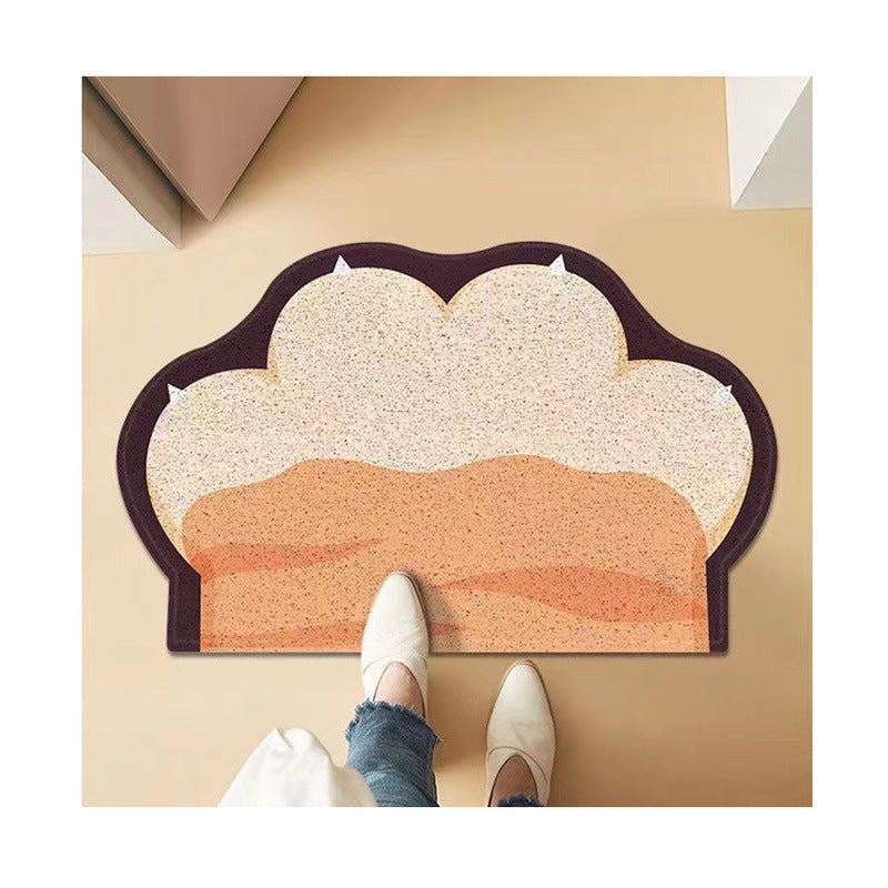 Cute Animal Paw Print Bath Mat Bowlift