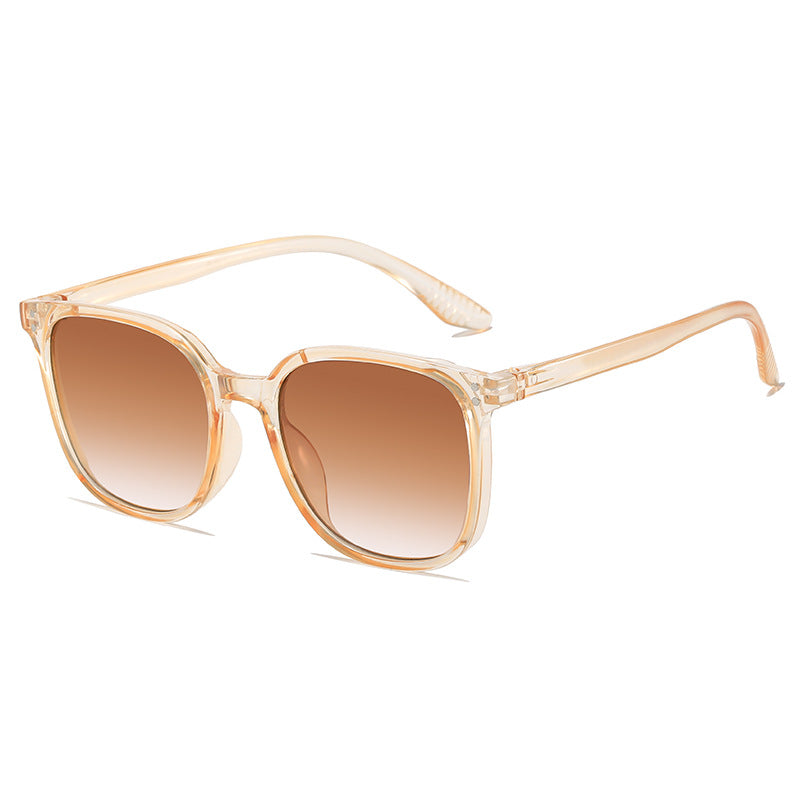 Vintage-Inspired Transparent Frame Sunglasses Bowlift