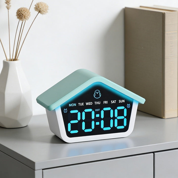 Digital Alarm Clock In House Design Bowlift