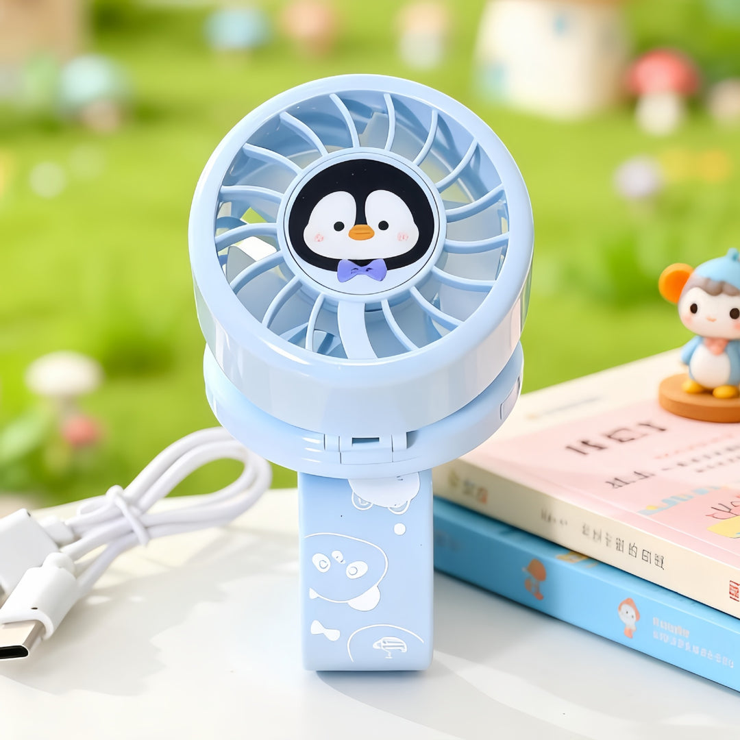 Women's Portable Spray Hand Fan in Cute Duck Design Bowlift