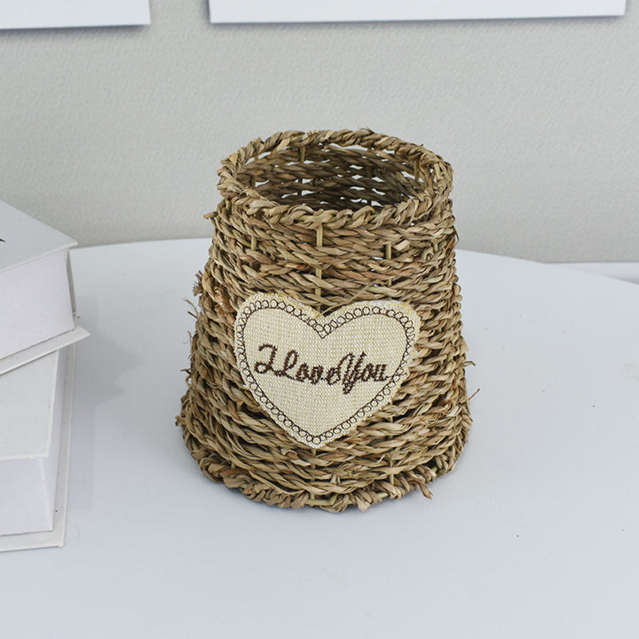 Handcrafted Natural Woven Storage Basket Bowlift