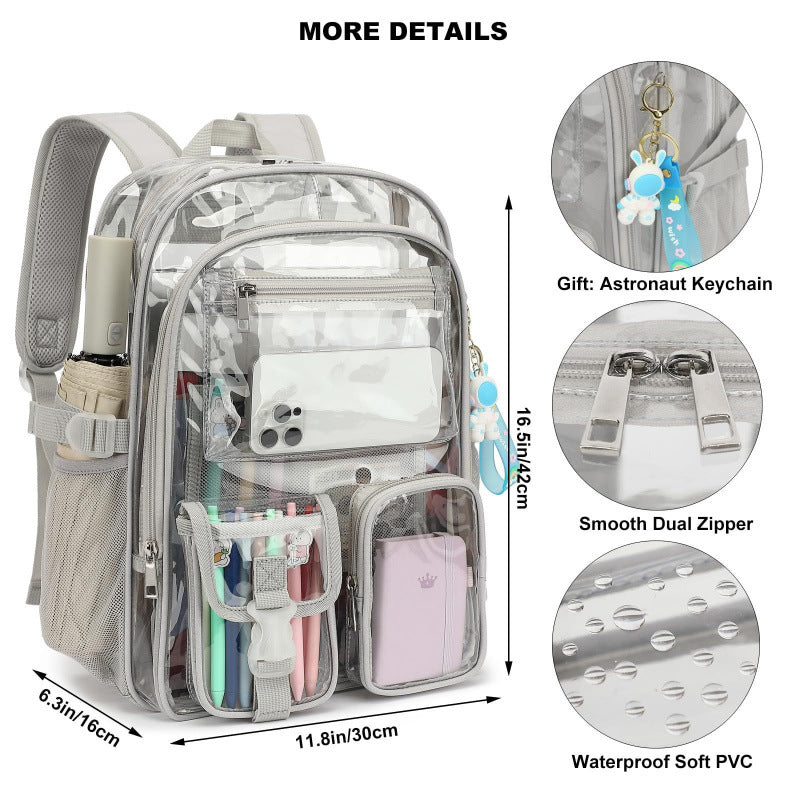 Transparent Multifunctional Backpack Bag Bowlift
