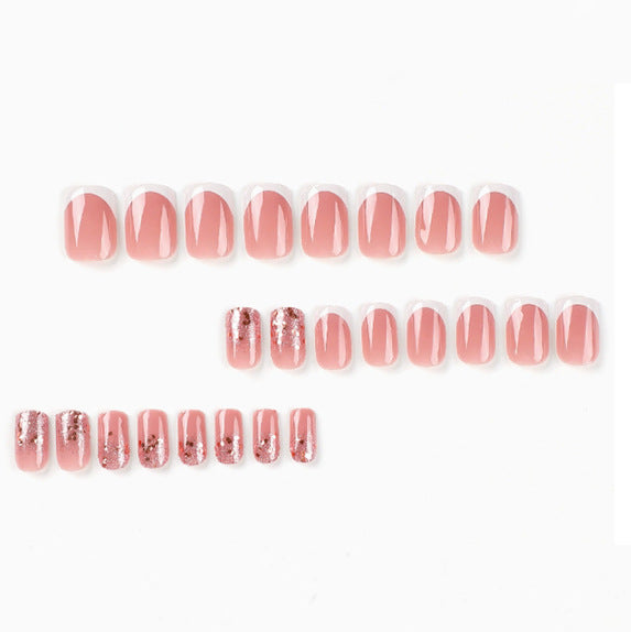 Elegant Press-On Nail Art Bowlift