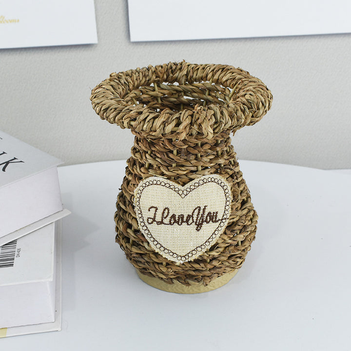 Handcrafted Natural Woven Storage Basket Bowlift