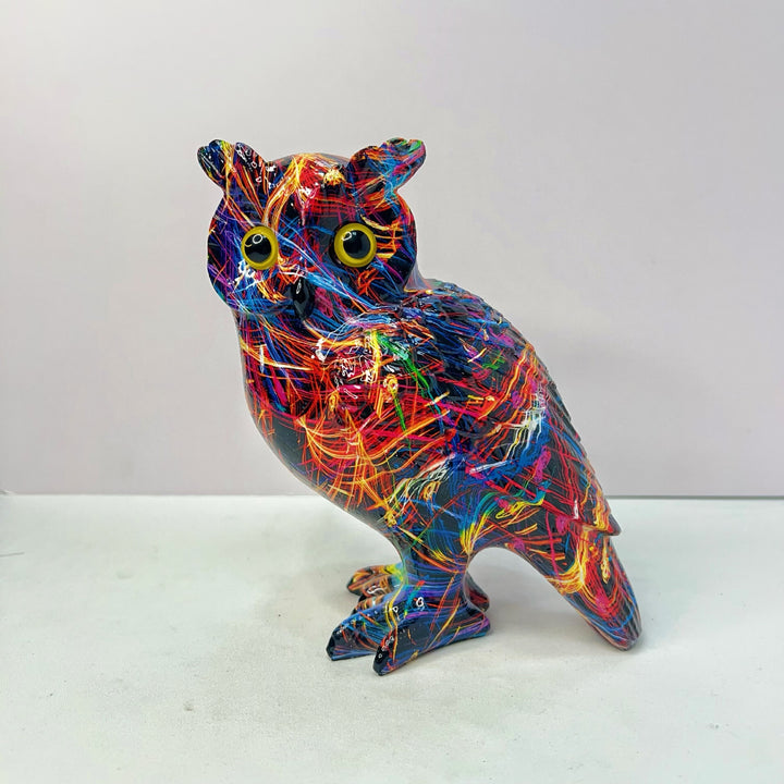 Artistic Owl Decorative Figure Bowlift