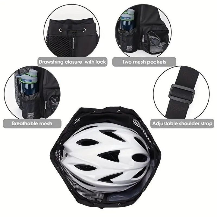 Breathable sports backpack with multiple mesh pockets Bowlift