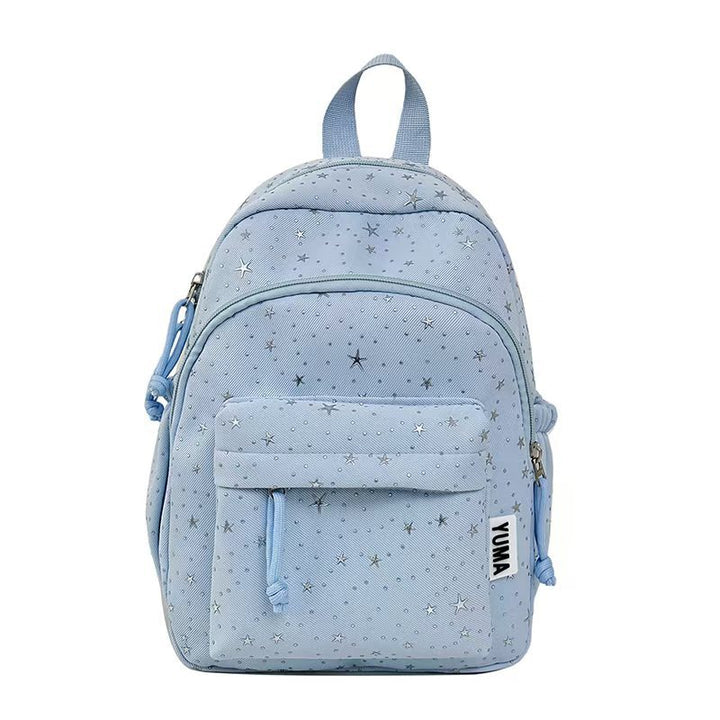 Star-Embellished Multifunctional Backpack Bowlift