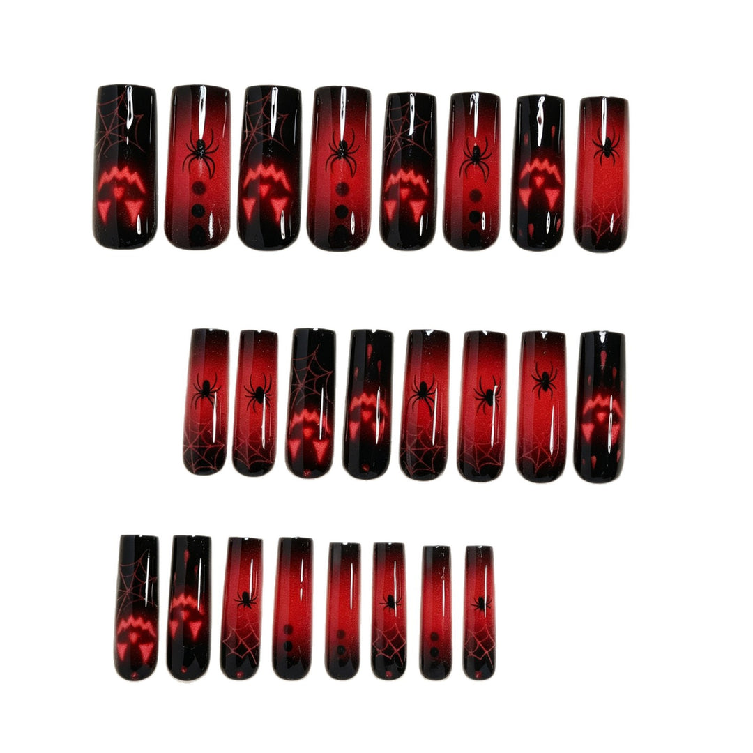 Spooky Themed Press-On Nail Art Bowlift