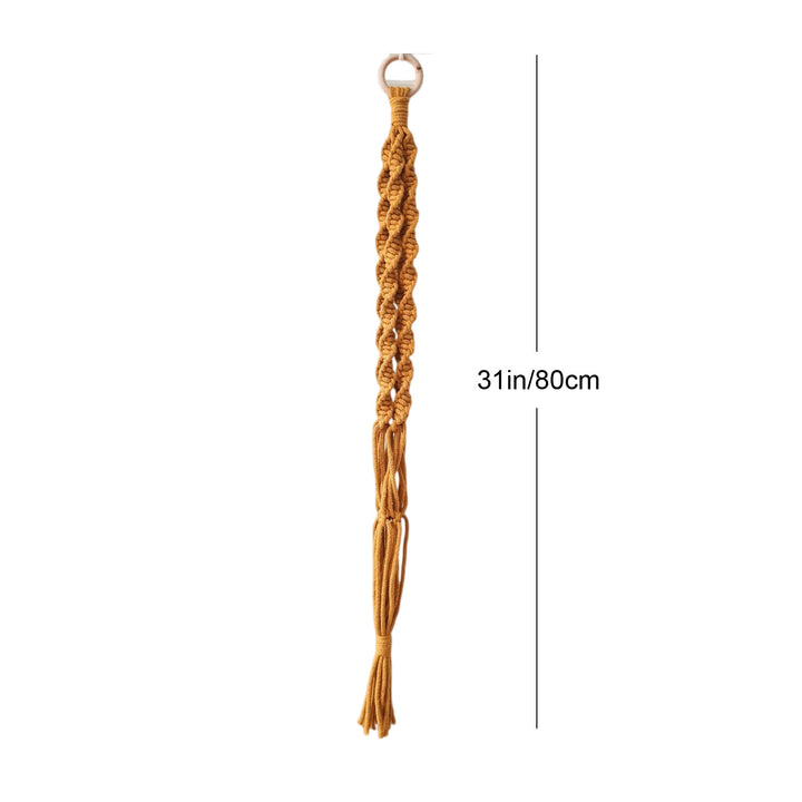 Macrame Wall Hanging Decor with Braided Design Bowlift