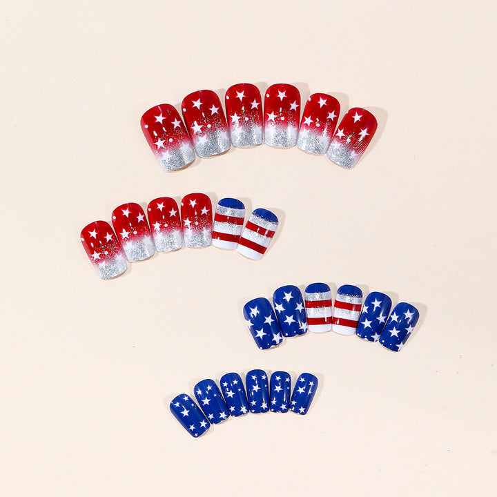Patriotic Nail Art Decorations Bowlift