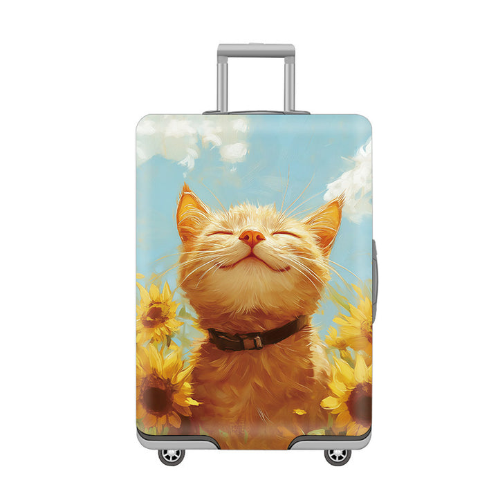 Cartoon Cat Design Hard Shell Luggage Bowlift