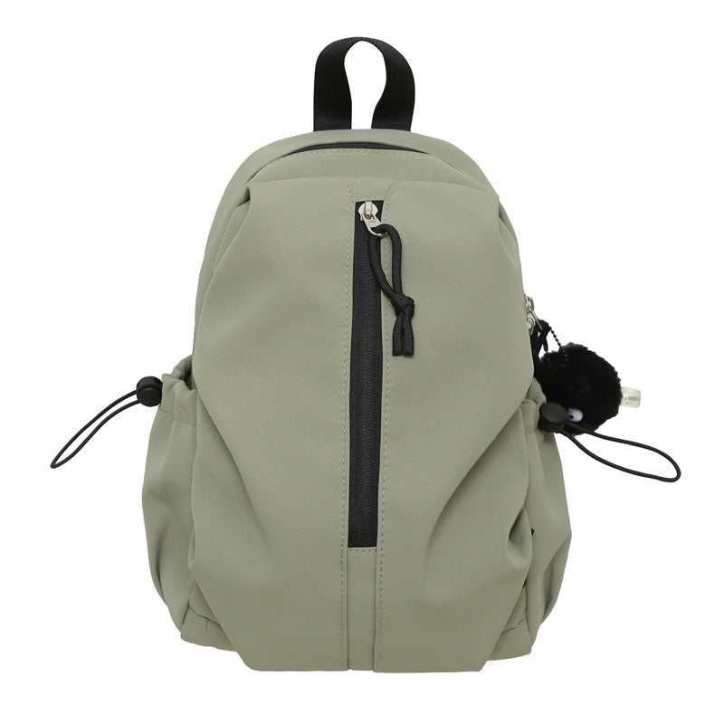 Backpack with Charming Animal Pendant and Innovative Storage Bowlift
