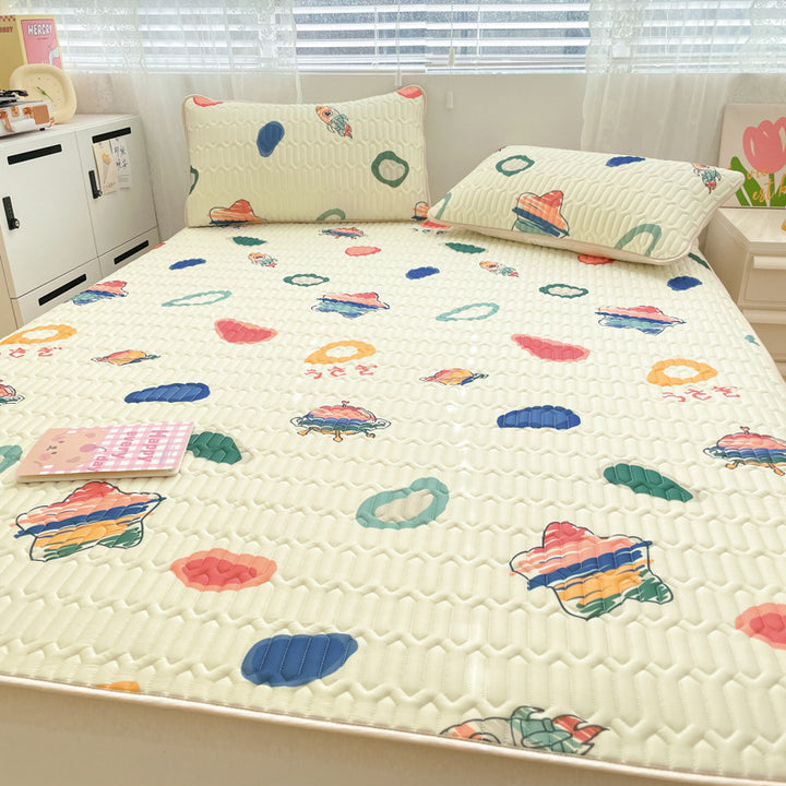 Playful Rainbow Mattress Protector