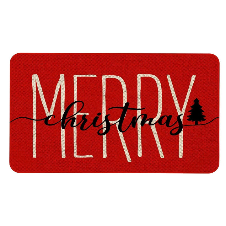Seasonal Welcome Doormat Bowlift