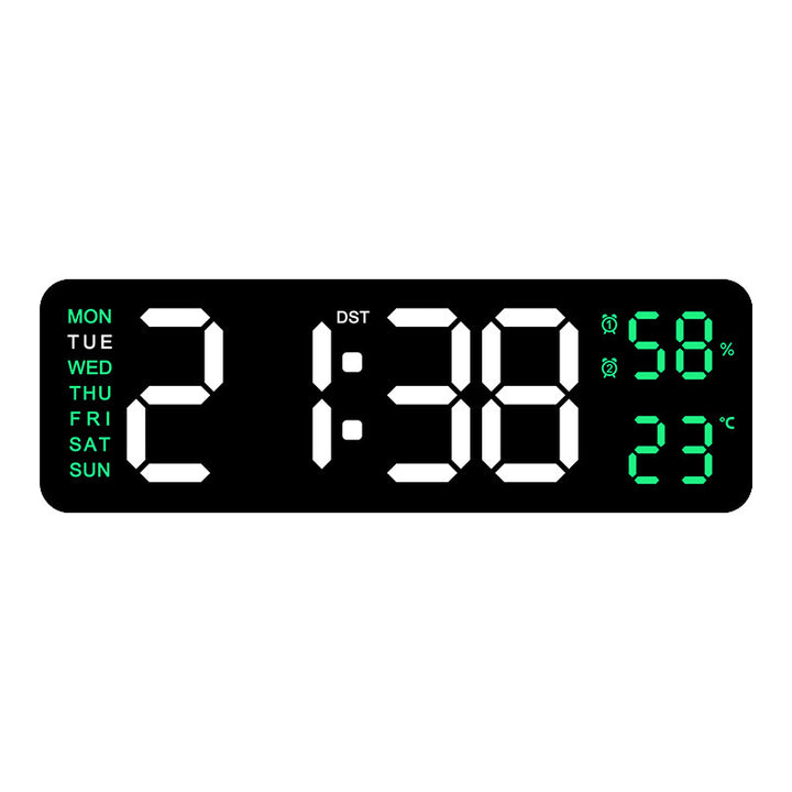 Digital Multifunctional Alarm Clock with Temperature and Hygrometer Display Bowlift