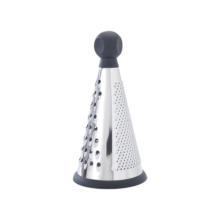 Ergonomic stainless steel kitchen grater with non-slip handle Bowlift