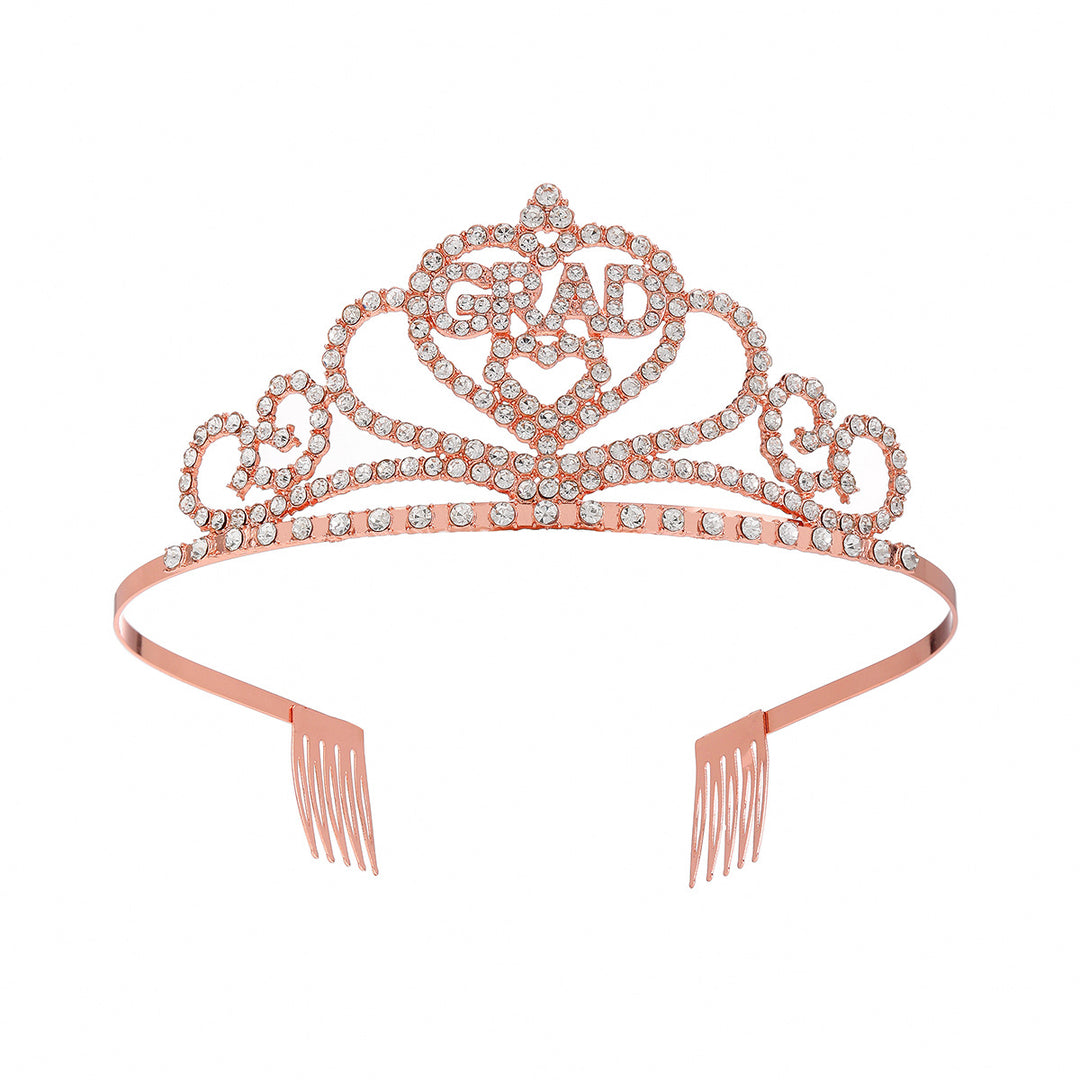 Ladies Decorative Crystal Tiara Bowlift