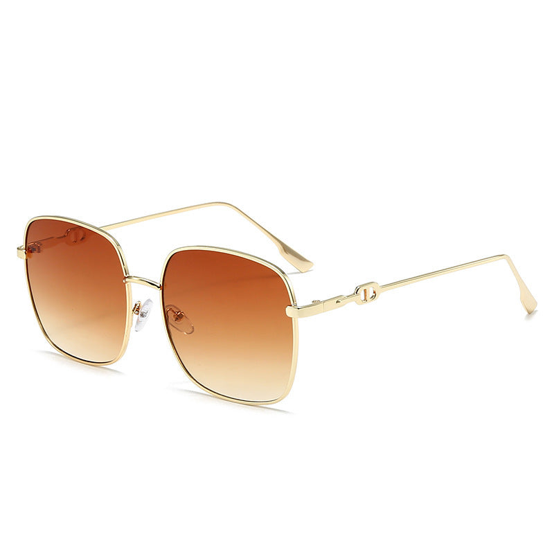 Elegant Geometric Frame Sunglasses