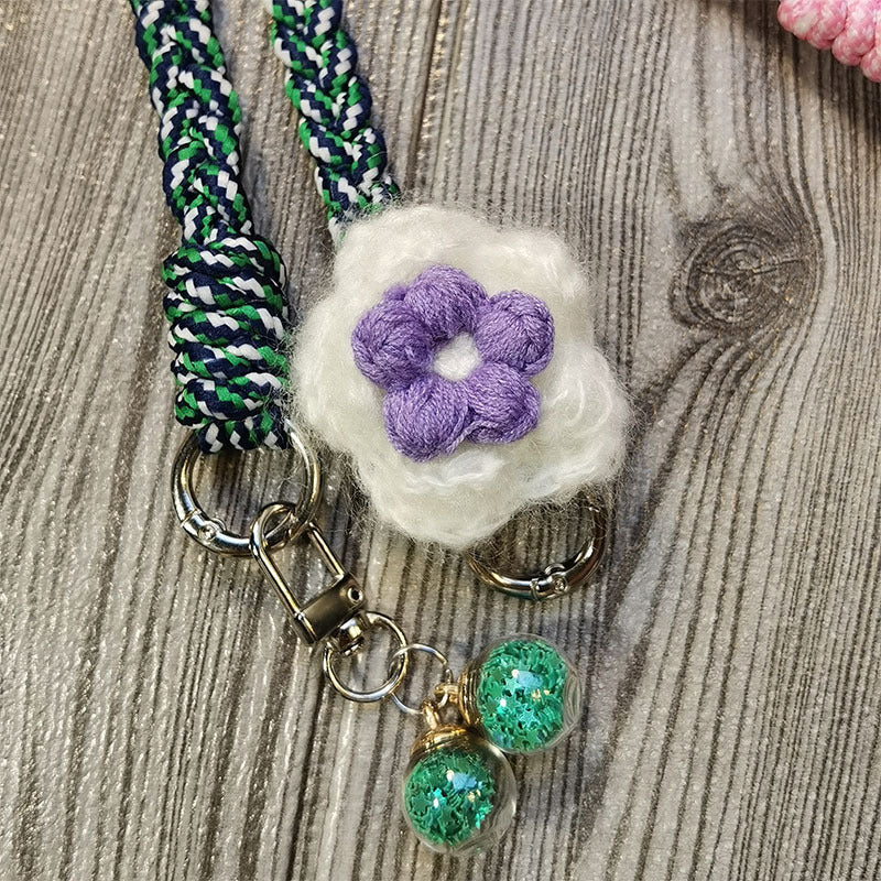 Decorative Braided Pet Leash Bowlift