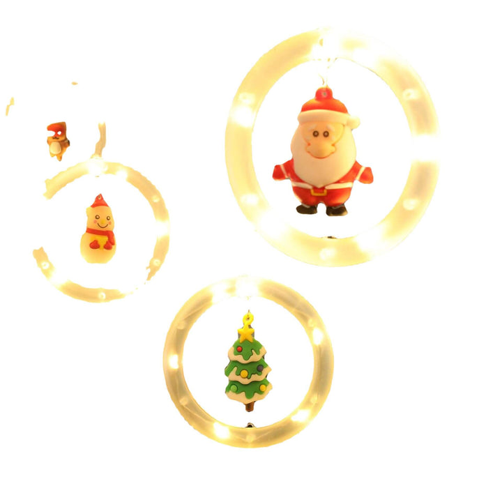 BowLift | Christmas Circle Doll Hanging Decoration 10 LED USB String Lights