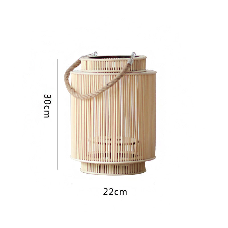 Decorative Rattan Lantern Bowlift