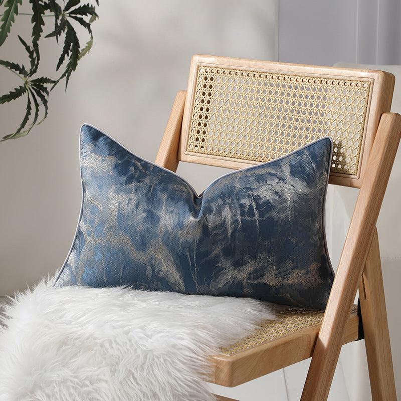 Artistic Geometric Pattern Lumbar Pillow