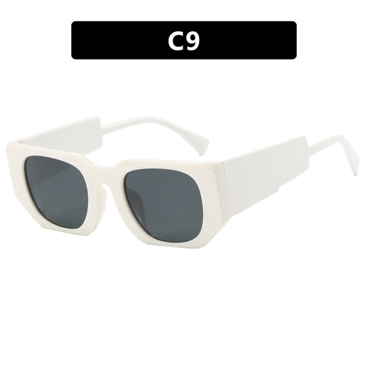 Ladies oversized sunglasses with geometric frame and UV protection Bowlift