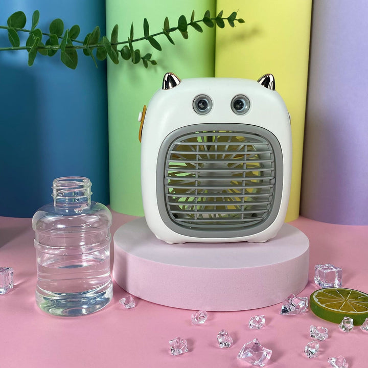 Ladies Portable Mini Humidifier Fan Bowlift