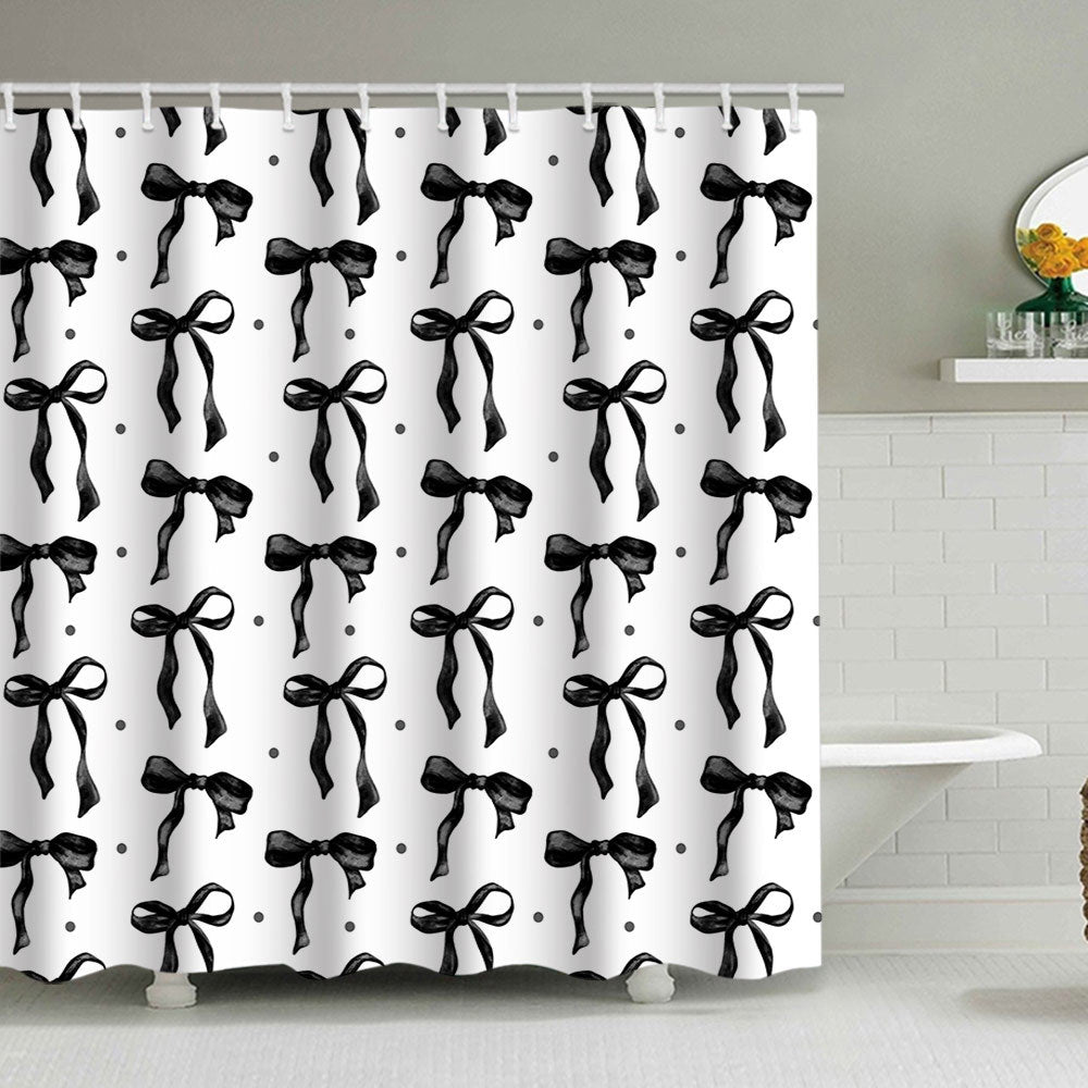 Decorative Shower Curtain Bowlift