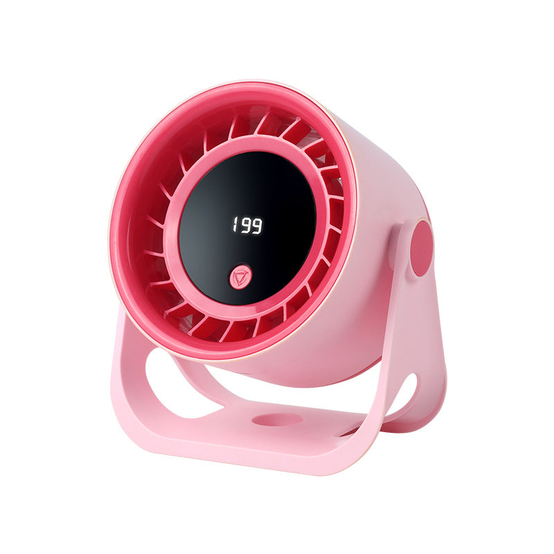 Women's compact table fan with digital display Bowlift