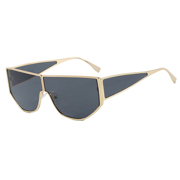 Women's trendy oversized sunglasses with distinctive geometric design Bowlift