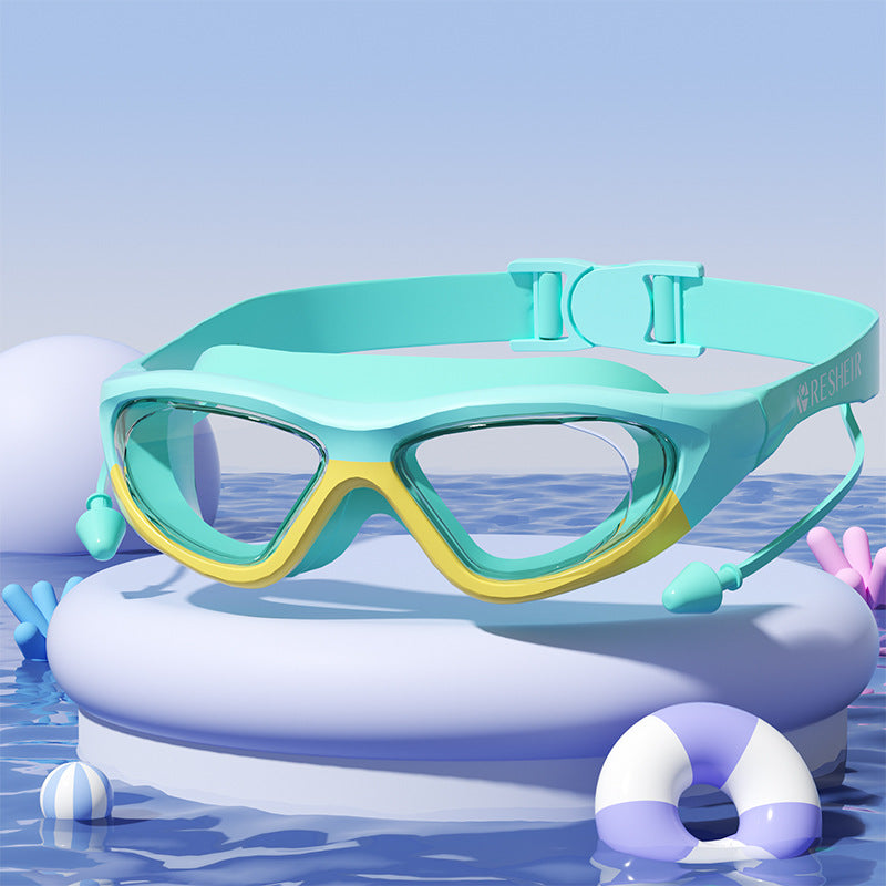 Anti-Fog Swim Goggles with UV Protection Bowlift