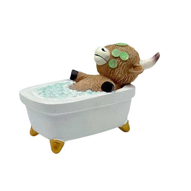 Duck figure in stylish relaxation bath Bowlift
