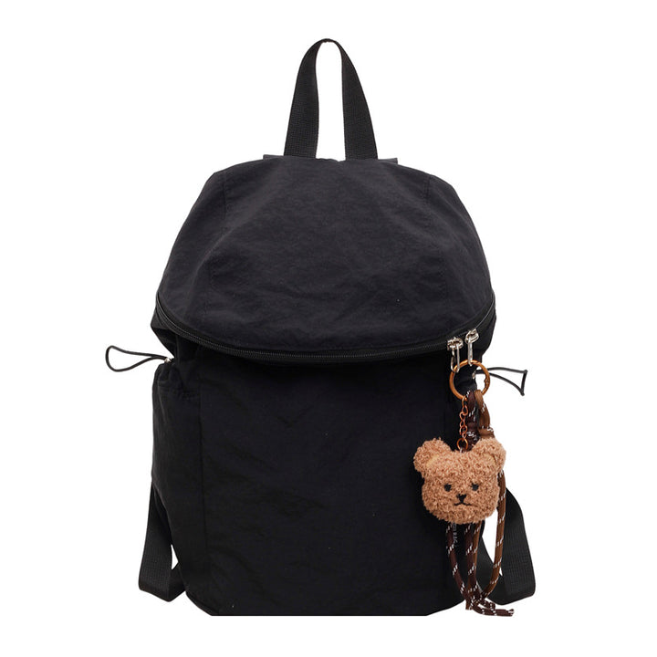 Casual Soft Fabric Backpack Bowlift