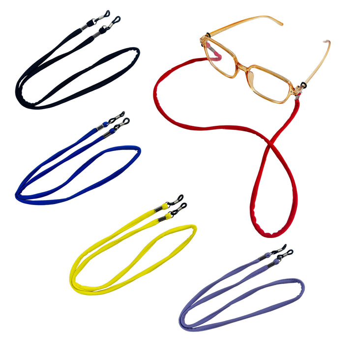 Adjustable Eyewear Retention Strap with Dual Clasp Bowlift