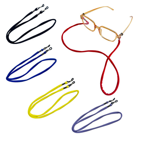 Adjustable Eyewear Retention Strap with Dual Clasp Bowlift