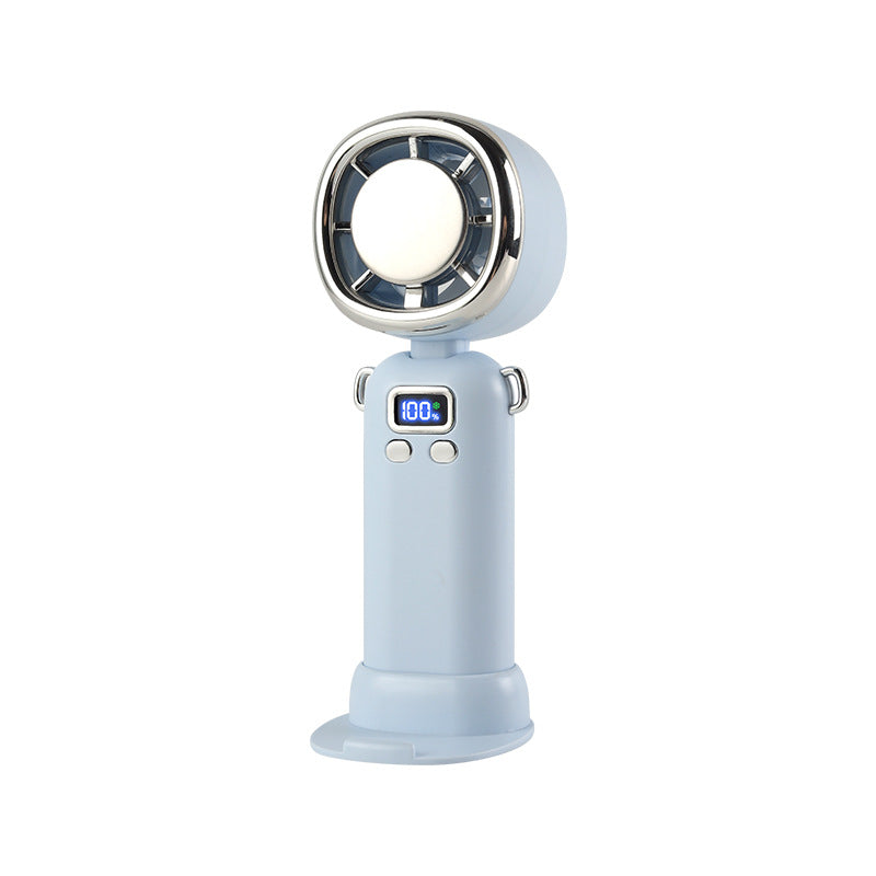 Ladies Portable Mini Fan with LED Display Bowlift