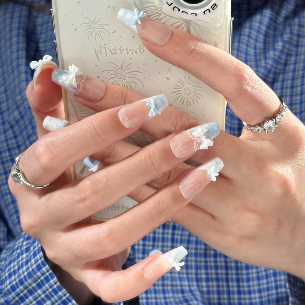 Glossy Gradient Press-On Nail Tips Bowlift