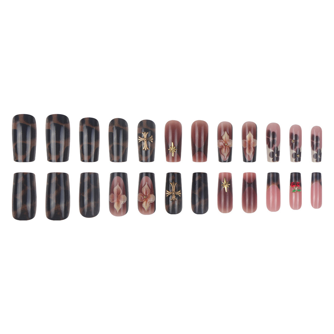 Artistic Long Acrylic Nail Extensions Bowlift