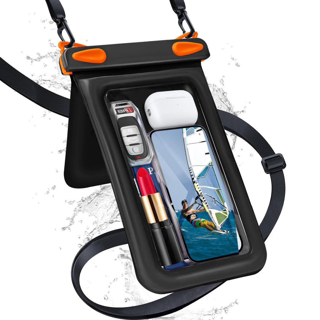 Waterproof Smartphone Case with Removable Shoulder Strap Bowlift