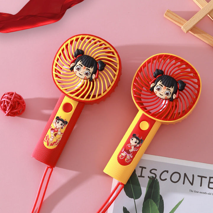 Women Portable Mini Fan with Creative Design Bowlift