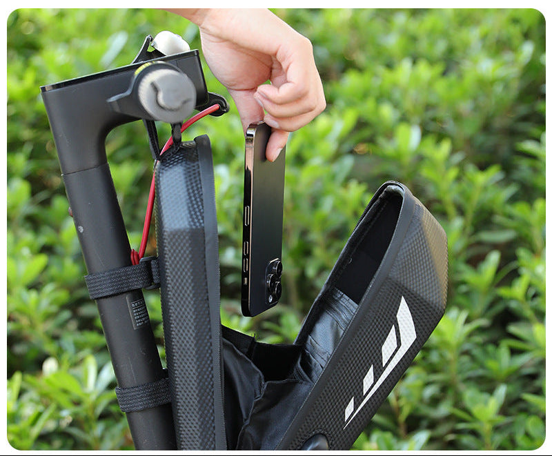 rigid front-mounted waterproof hard-shell storage bag for electric scooter Bowlift