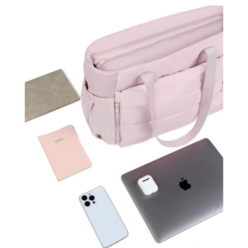 Spacious Multi-Compartment Travel Tote Bowlift