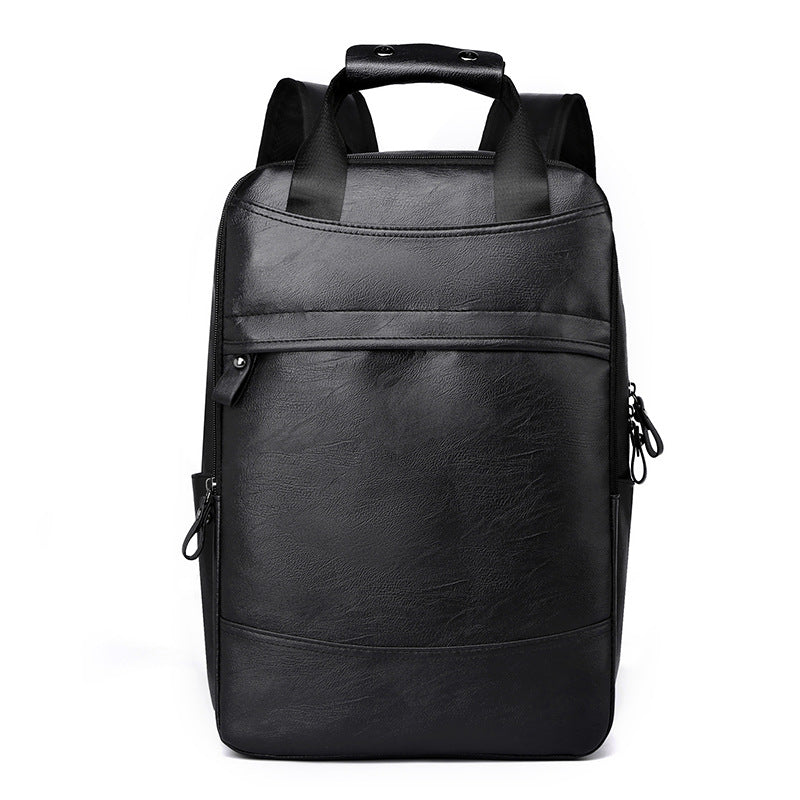 Professional Leather Laptop Backpack Bowlift