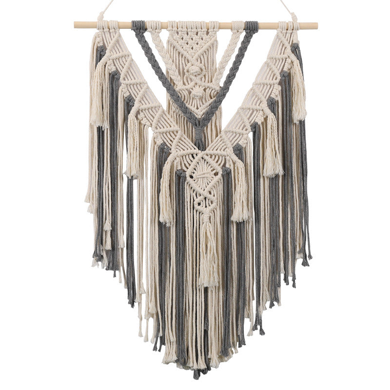 Macrame Wall Hanging with Fringes Bowlift