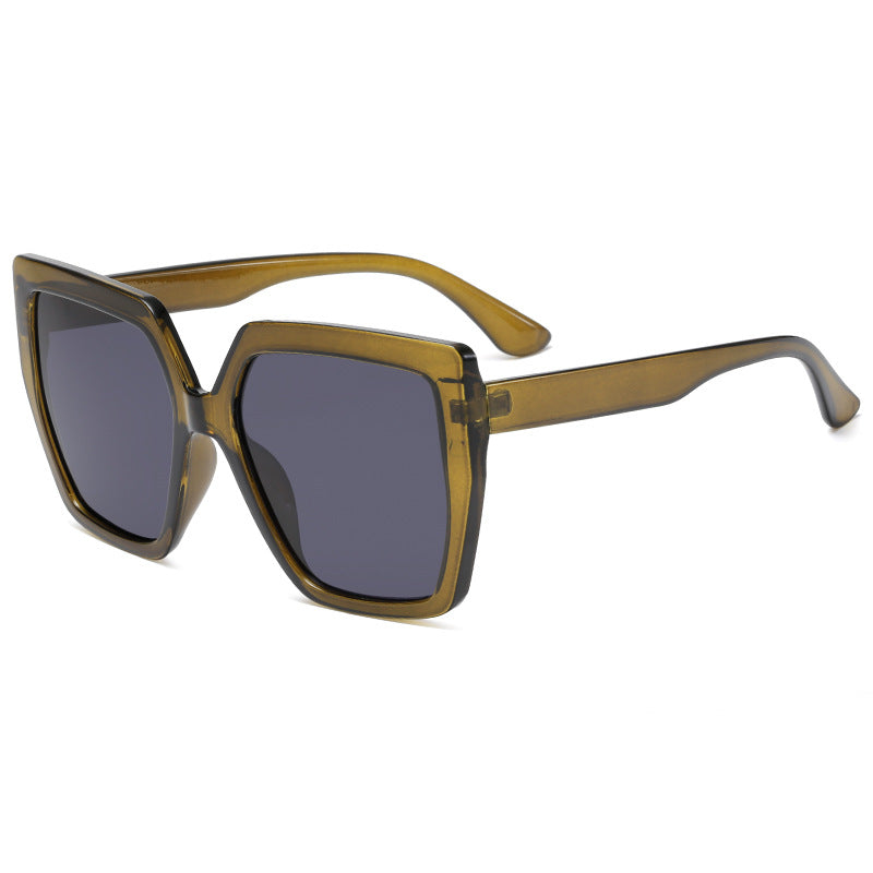 Women’s fashionable transparent sunglasses with square lenses Bowlift